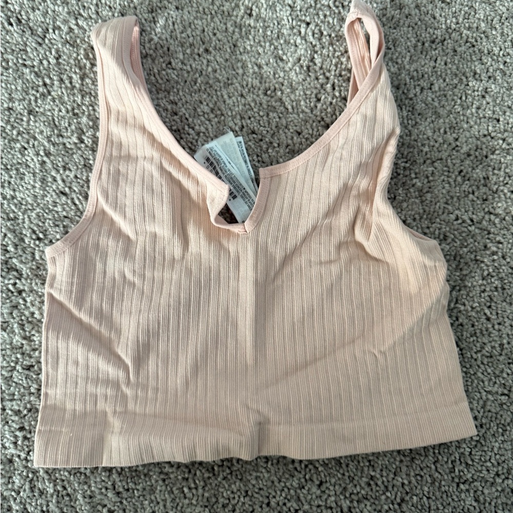 Forever 21 Blush Ribbed Top